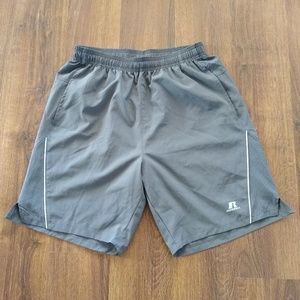 Gray gym shorts